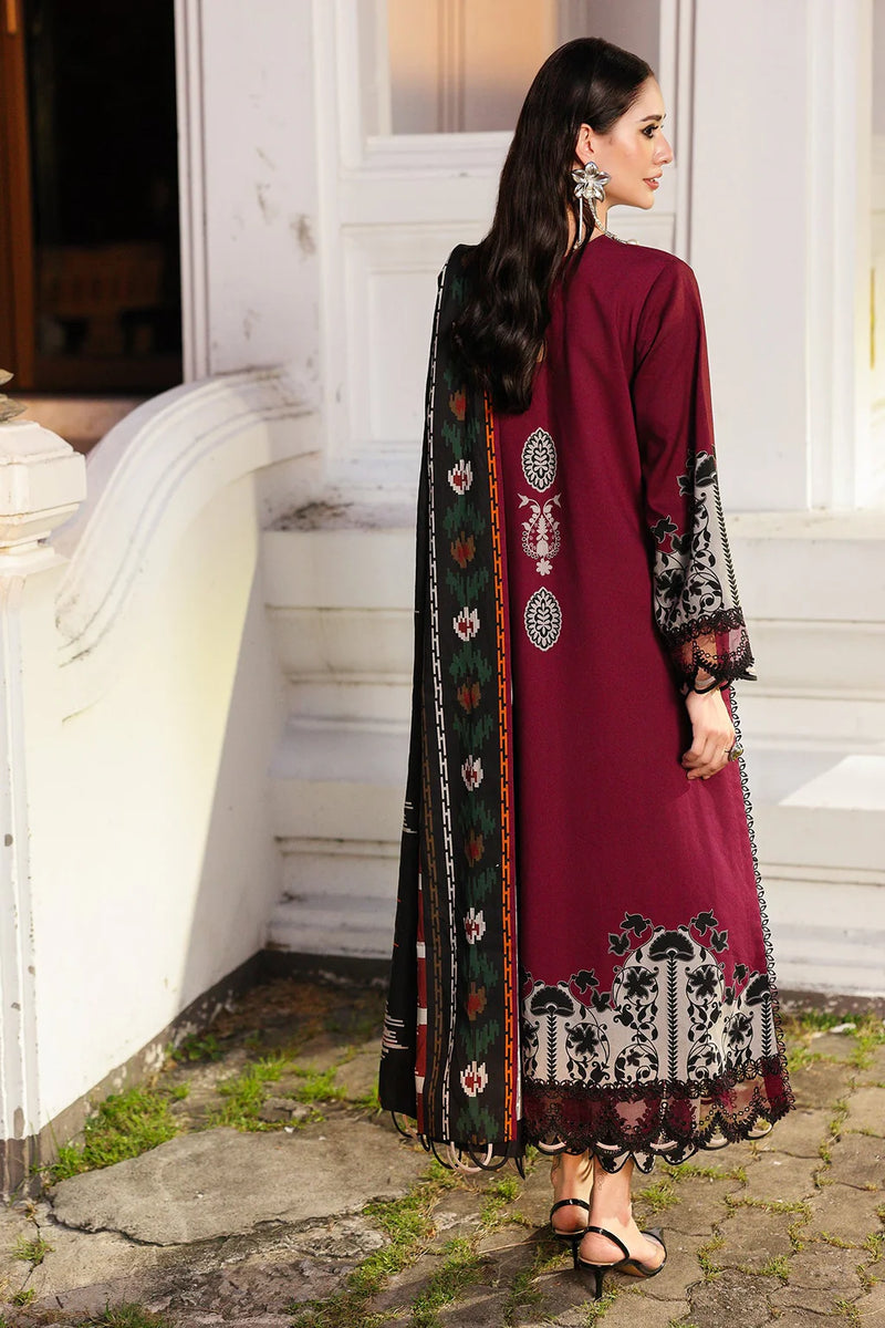 CHARIZMA-3PC KHADDAR PRINTED SHIRT WITH KHADDAR PRINTED DUPATTA AND PRINT TROUSER- NK 0212