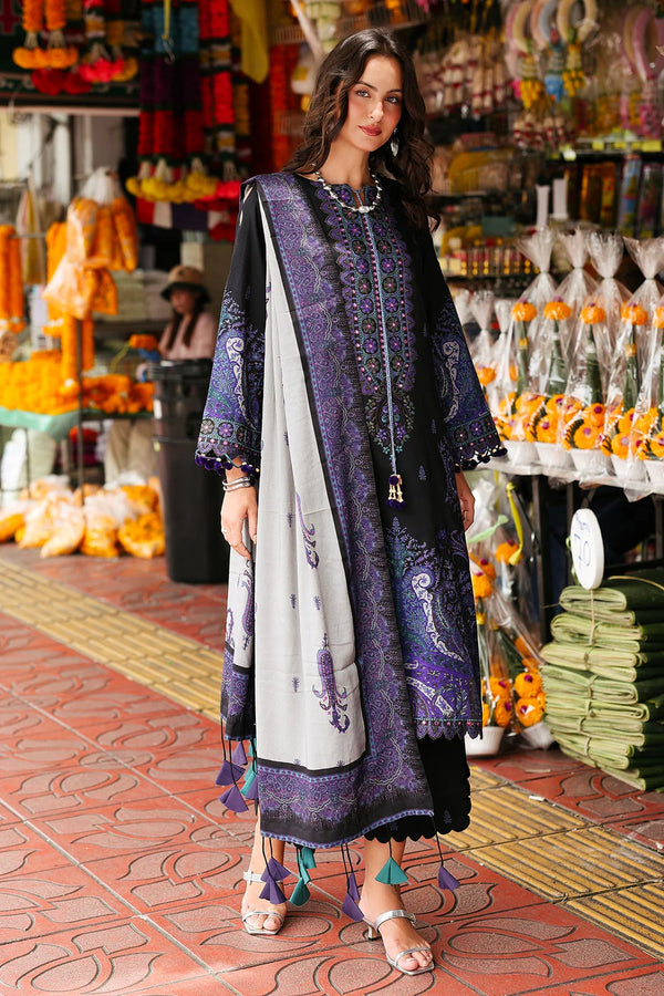 CHARIZMA-3PC KHADDAR PRINTED SHIRT WITH KHADDAR PRINTED DUPATTA AND PRINT TROUSER- NK 0206