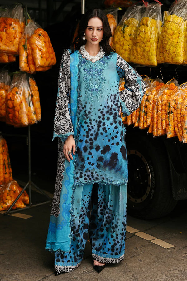 CHARIZMA-3PC KHADDAR PRINTED SHIRT WITH KHADDAR PRINTED DUPATTA AND PRINT TROUSER- NK 0207