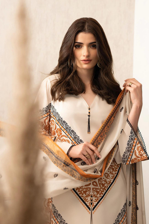 LULUSAR Unstitched Silk 2PC Digital Printed-851