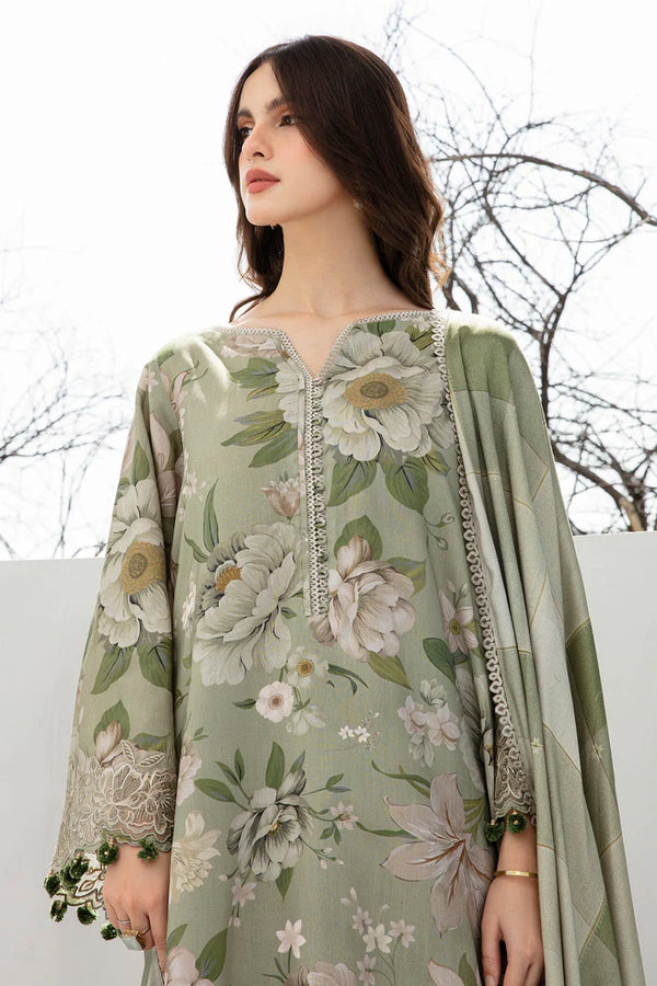JAZMIN - 3PC LAWN PRINTED SHIRT WITH CHIFFON PRINTED DUAPTTA AND PRINT TROUSER -BIC-2510