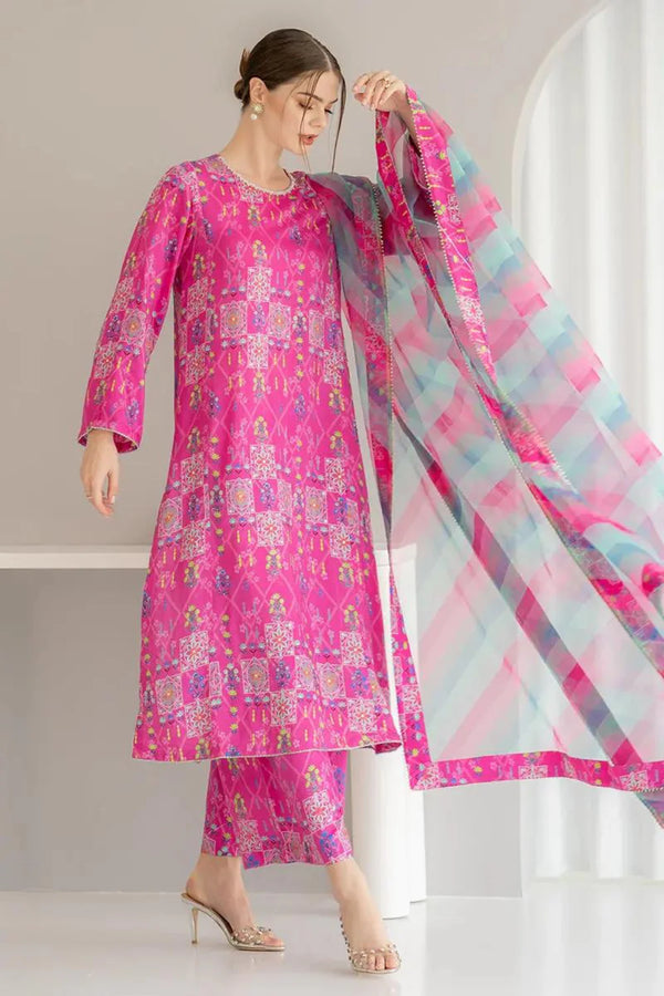 Ego 3PC Digital Print LAWN - N 0606