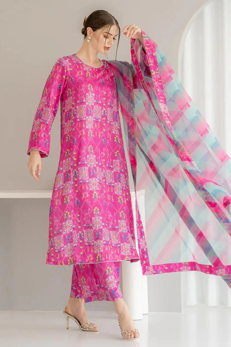 Ego 3PC Digital Print LAWN - N 0606