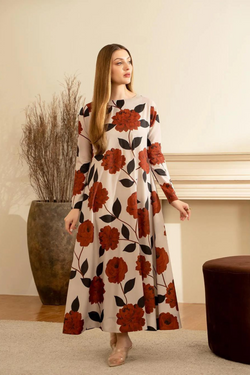 LULUSAR Unstitched Silk 2PC Digital Printed-856