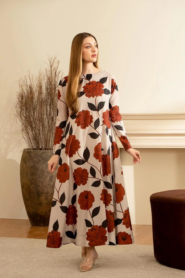 LULUSAR Unstitched Silk 2PC Digital Printed-856