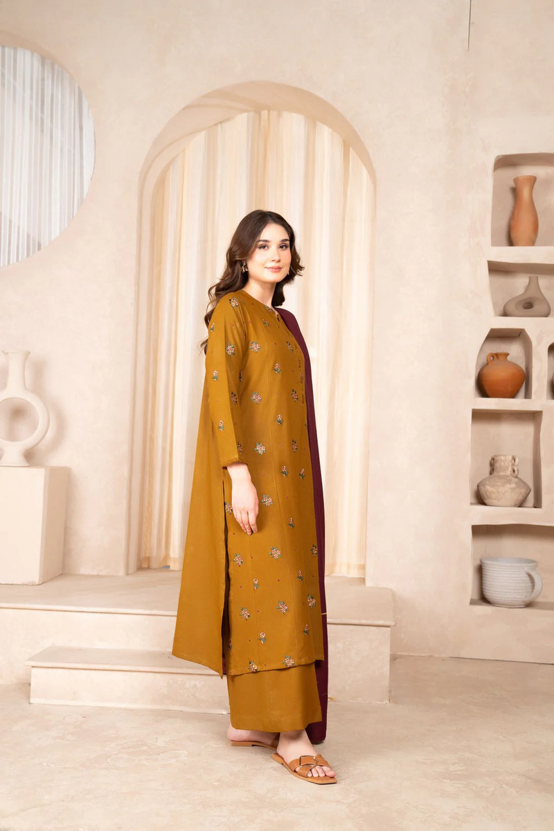 LAZULI- 3PC UNSTITCHED LAWN EMBROIDERED SHIRT LAWN EMBROIDERED DUPATTA AND TROUSER-3543