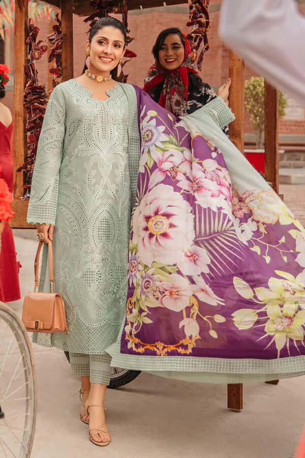 MUSHQ 3PC LAWN EMBROIDERED - N 017