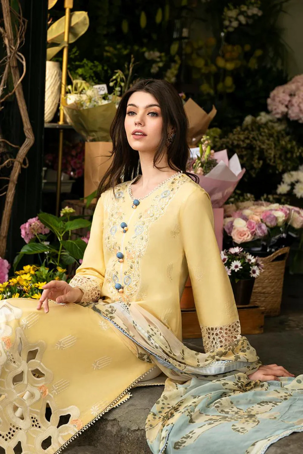 MUSHQ 3PC LAWN EMBROIDERED - N 016