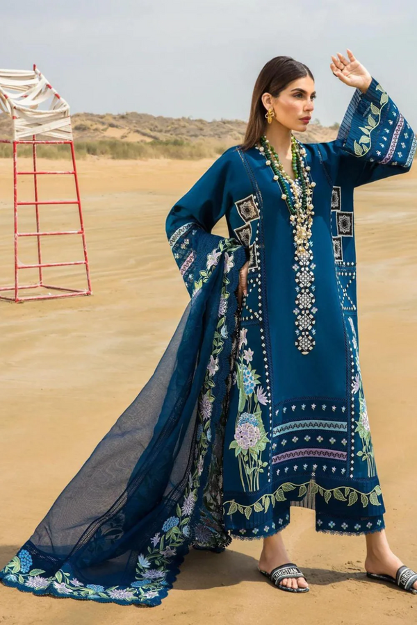 CRIMSON BOHEMIAN LUXUY 3PC LAWN EMBROIDERED - N 019