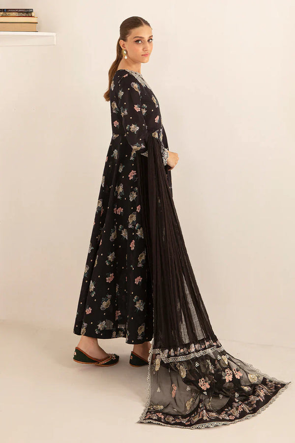 KARANDI Unstitched 3PC PRINTED SHIRT WITH KARANDI PRINTED DUAPTTA AND TROUSER-821