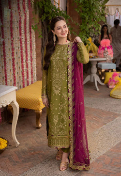 Asim Jofa Dhanak 3PC Embroidered With Chiffon Embroidered Dupatta-1134