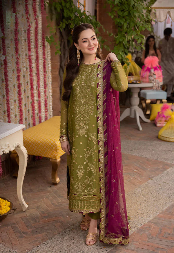 Asim Jofa Dhanak 3PC Embroidered With Chiffon Embroidered Dupatta-1134