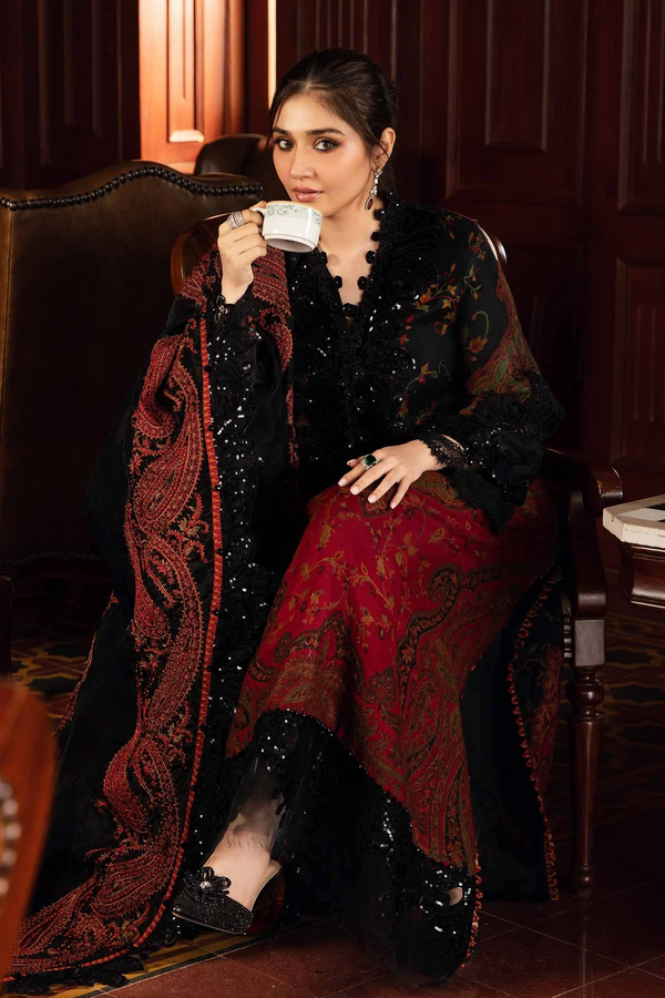 Maria B - UNSTITCHED 3PC LAWN EMBROIDERED - MBDL 1204