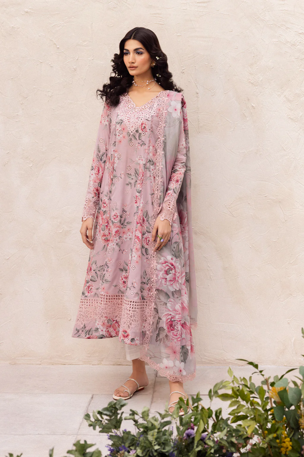 IZNIK - UNSTITCHED 3PC LAWN EMBROIDERED - Dalfah D9