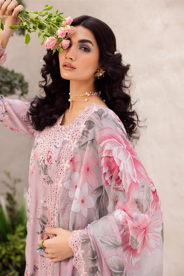 IZNIK - UNSTITCHED 3PC LAWN EMBROIDERED - Dalfah D9