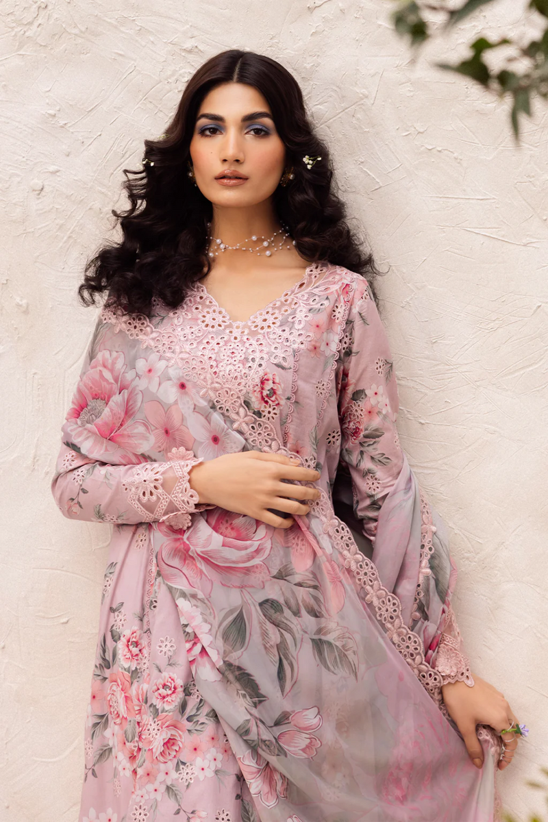 IZNIK - UNSTITCHED 3PC LAWN EMBROIDERED - Dalfah D9