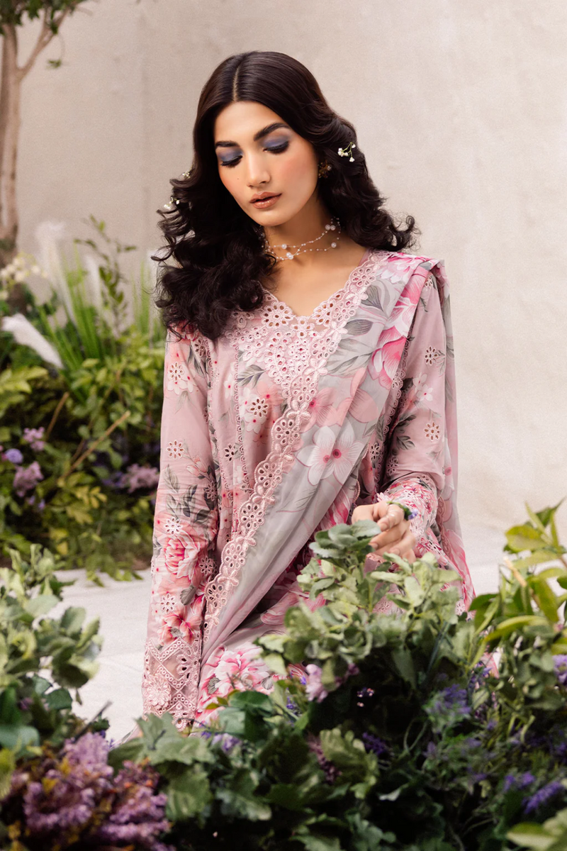 IZNIK - UNSTITCHED 3PC LAWN EMBROIDERED - Dalfah D9