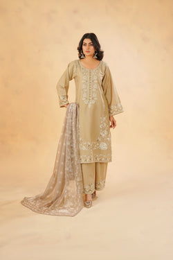 3 Piece Stitched Luxury Embroidered Pret | N - 5006