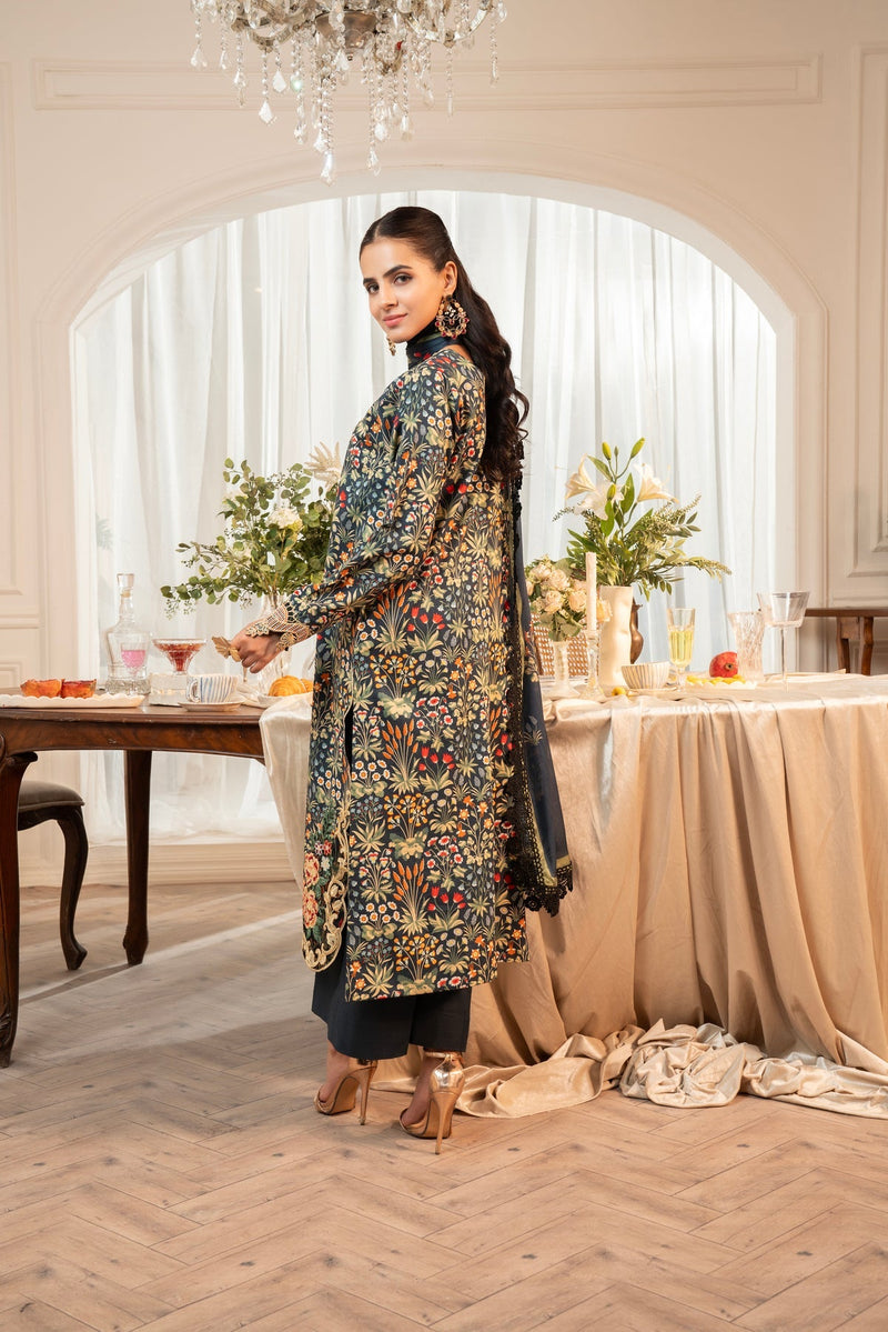 Maisa By Seven Star 3 Piece Stitched Printed Lawn | MPT-2614