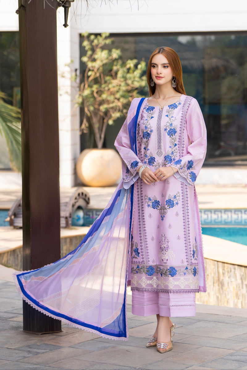 Maisa by Seven Star 3 Piece Stitched Lawn | CLE-0209