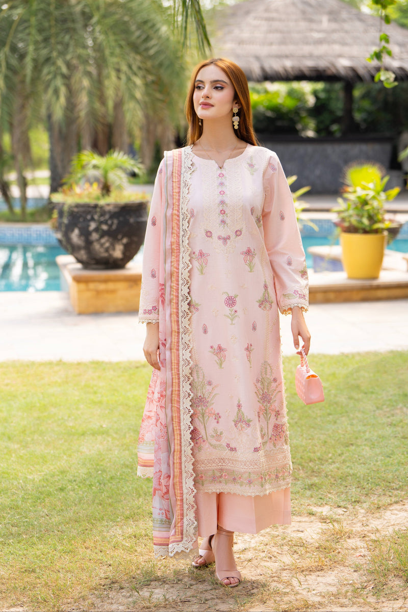 Maisa by Seven Star 3 Piece Stitched Embroidered Lawn | CLE-0208