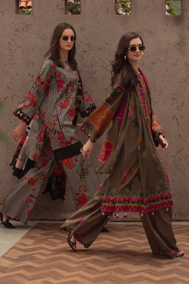 CHARIZMA-3PC KHADDAR PRINTED SHIRT WITH KHADDAR PRINTED DUPATTA AND PRINT TROUSER- NK 0213