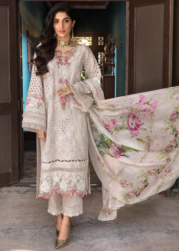 ELAF - 3PC LAWN EMBROIDERED - N 012