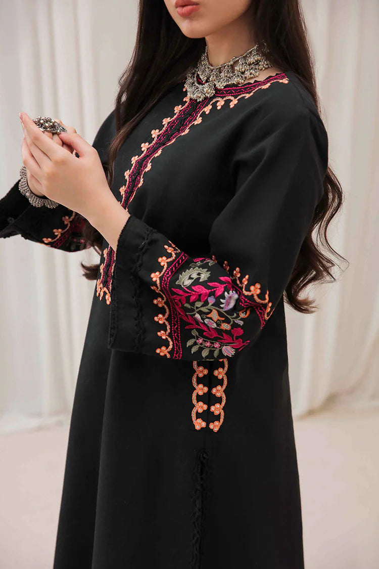 MUSHQ - 2PC UNSTITCHED DHANAK EMBROIDERED SHIRT & EMBROIDERED TROUSER-112