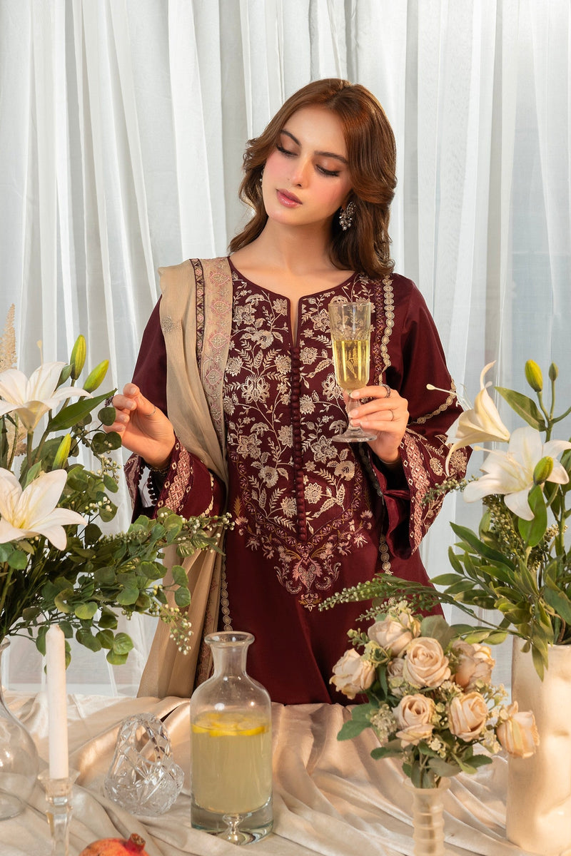 Maisa By Seven Star 3 Piece Stitched Embroidered Lawn | CLE-0204