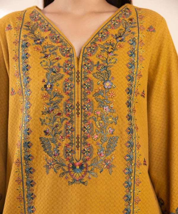 SAPPHIRE- 3PC LAWN EMBROIDERED SHIRT WITH LAWN EMBROIDERED DUPATTA AND TROUSER-BIC-3603