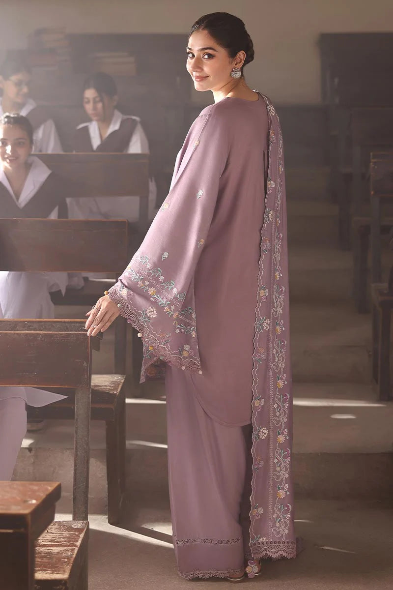 Cross Stitch - Dhanak-3PC Embroidered Shirt with Chiffon Embroidered Dupatta - NK 3557