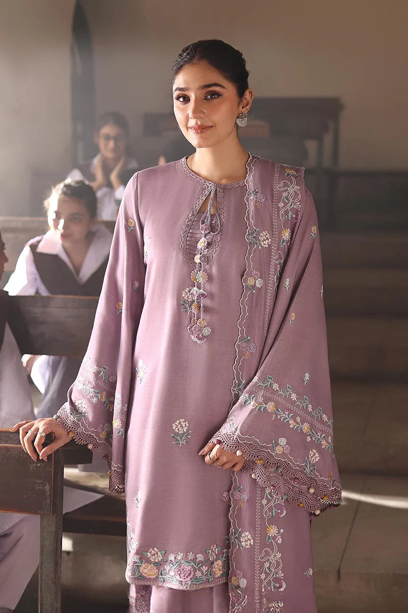 Cross Stitch - Dhanak-3PC Embroidered Shirt with Chiffon Embroidered Dupatta - NK 3557