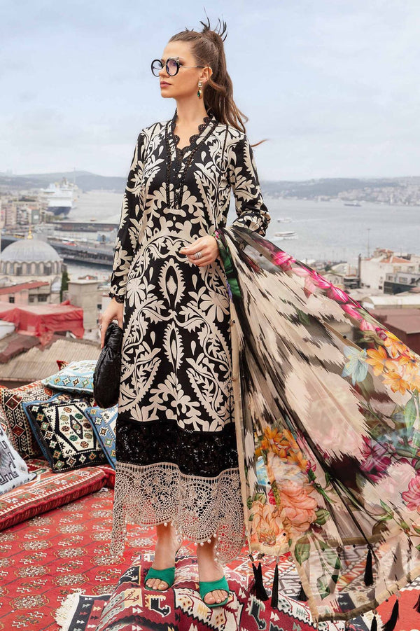Maria B - UNSTITCHED 3PC LAWN EMBROIDERED - MPT-2307