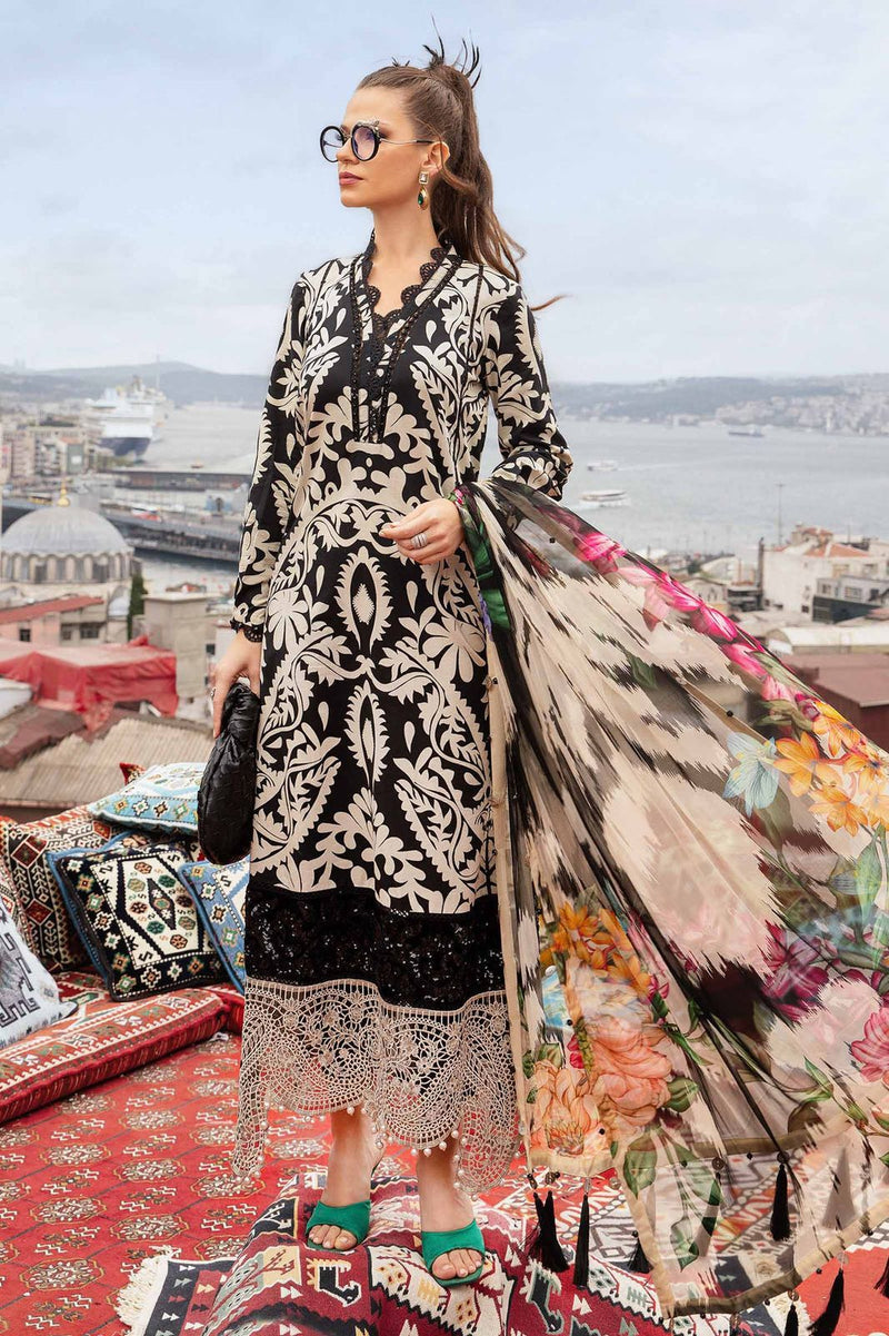 Maria B - UNSTITCHED 3PC LAWN EMBROIDERED - MPT-2307