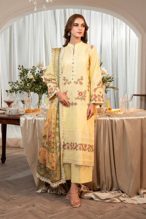 Maisa By Seven Star 3 Piece Stitched Embroidered Lawn | CLE-0205