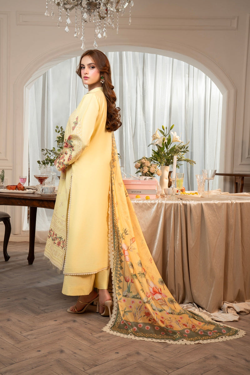 Maisa By Seven Star 3 Piece Stitched Embroidered Lawn | CLE-0205