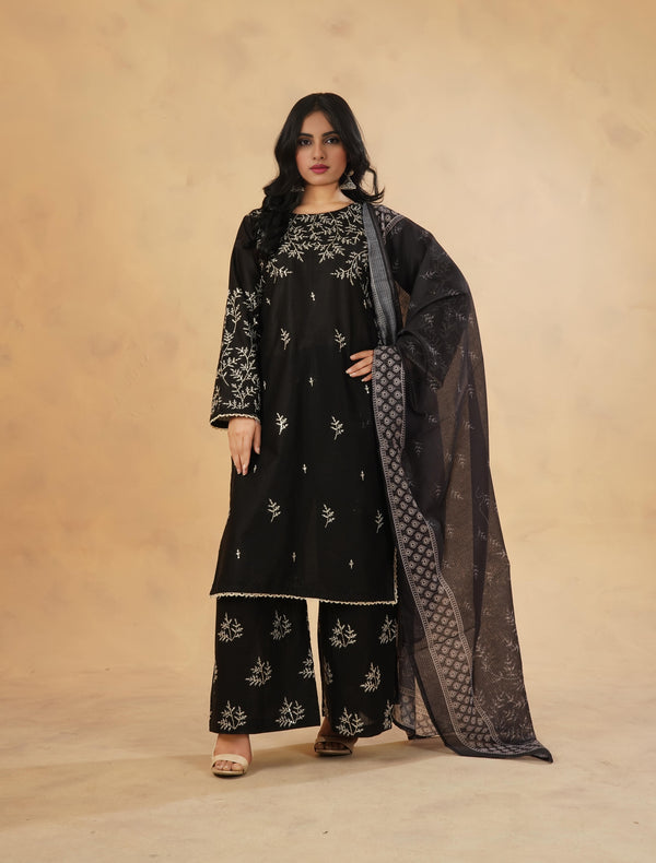 3 Piece Stitched Luxury Embroidered Pret | N - 5013