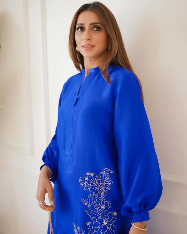 D BLUE - HEMEL SILK