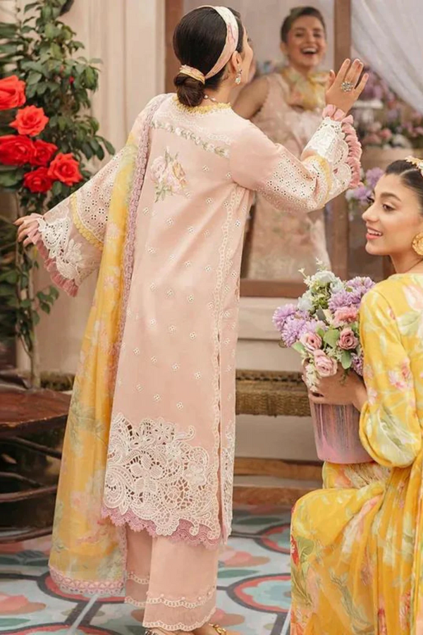 MUSHQ LUXUY 3PC LAWN EMBROIDERED - N 020